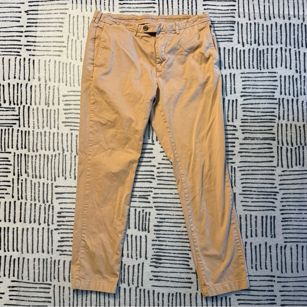 Brooks Brothers Men's Stretch Cotton Trousers